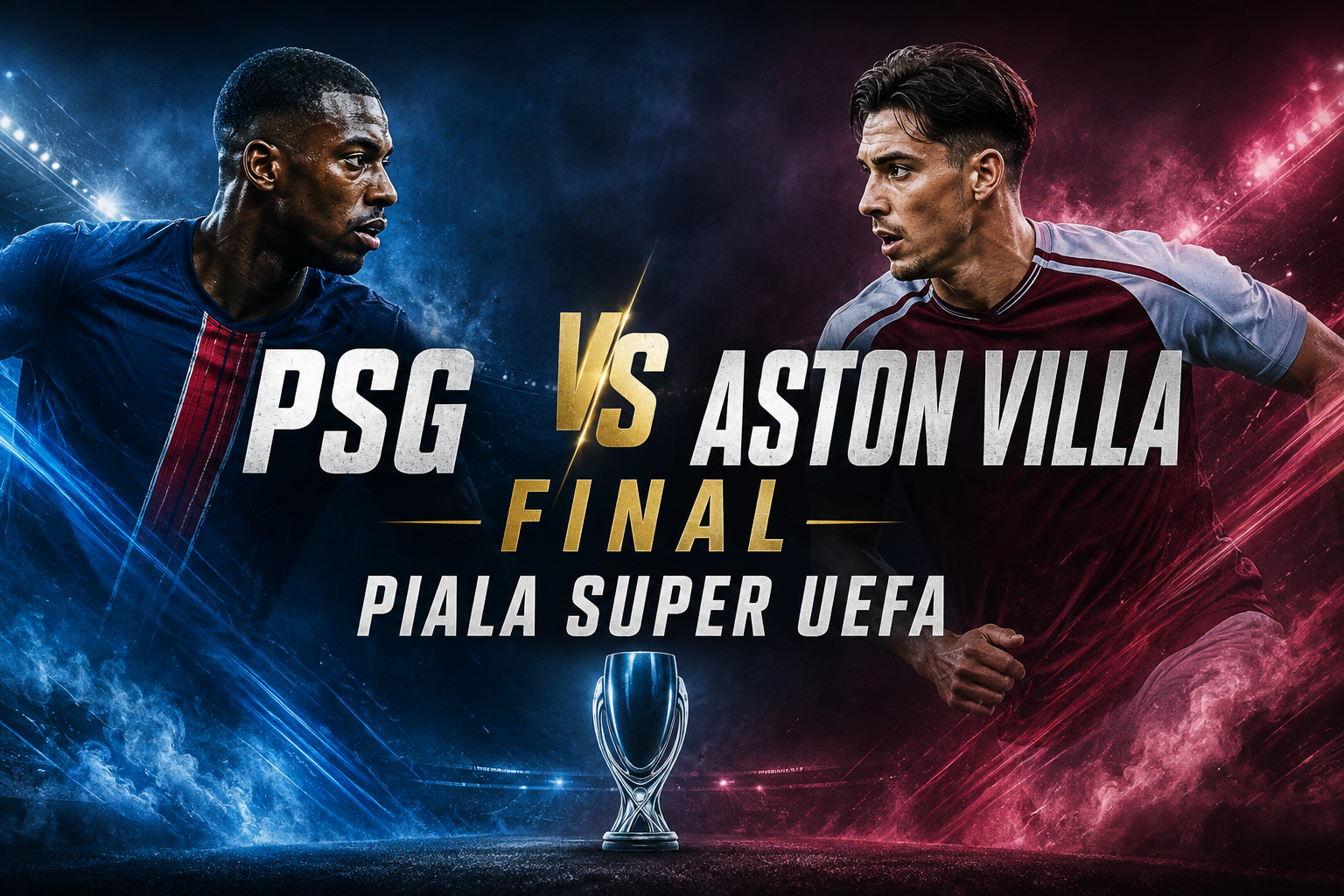 PSG vs Aston Villa Final Piala Super UEFA Dini Hari Ini Pukul 02.00 WIB – Streaming dan Informasi Laga Lengkap Tersedia Bersama Jalalive